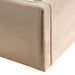 Roma - Modern Taupe Microfiber Upholstered Bed