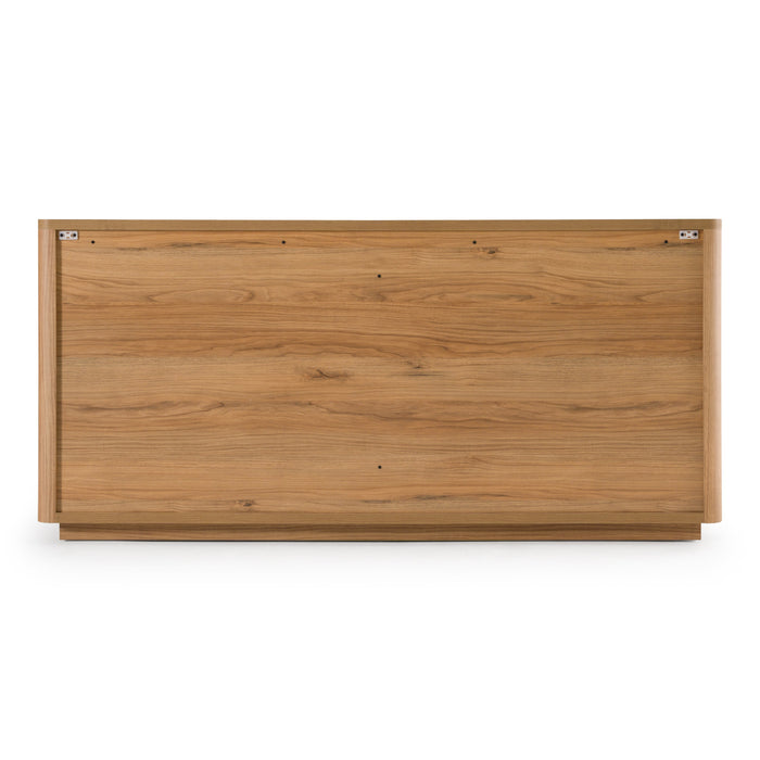 Roma - Modern Oak + Gold Dresser