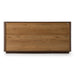 Roma - Modern Walnut + Gold Dresser