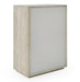 Roma - Modern Faux Travertine + Gold Chest