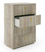 Roma - Modern Faux Travertine + Gold Chest