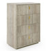 Roma - Modern Faux Travertine + Gold Chest