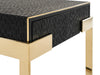 Rothsay - Modern Wenge + Gold Nightstand