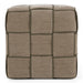 Rousey - Modern Taupe Fabric Bench
