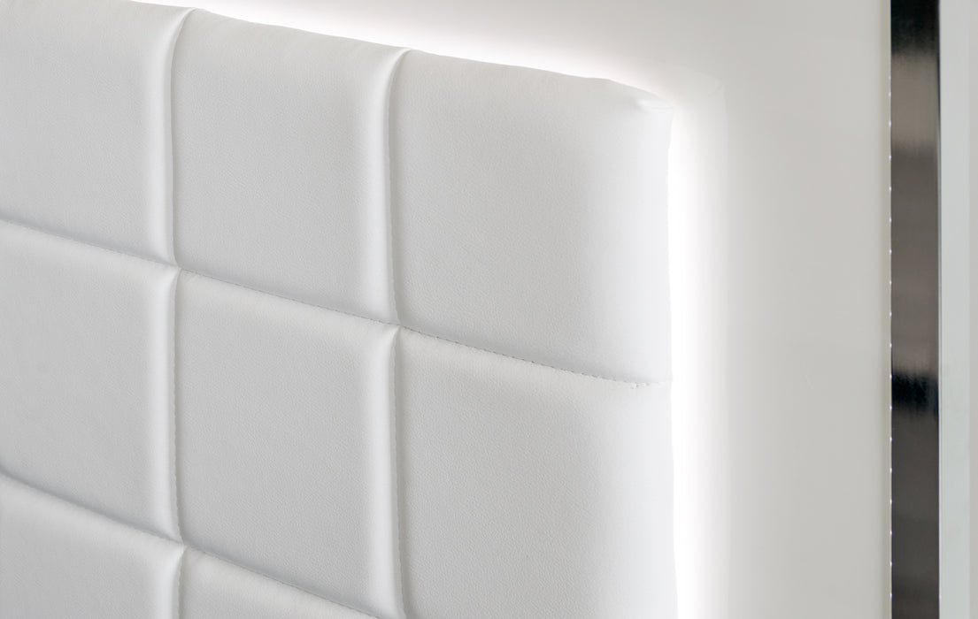 San Marino Modern White Bed