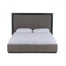 Santa Barbara - Modern Grey Fabric + Grey Wash Bed