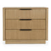 Santa Monica - Modern Natural Oak 3 Drawer Nightstand
