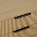 Santa Monica - Modern Natural Oak 3 Drawer Nightstand