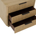 Santa Monica - Modern Natural Oak 3 Drawer Nightstand
