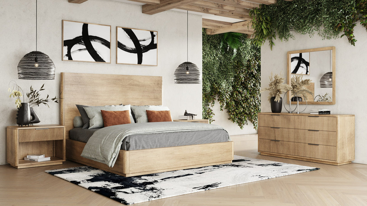 Santa Monica - Modern Natural Oak Nightstand