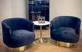 Basalt - Modern Black Fabric Accent Chair