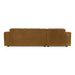 Shapiro - Modern Brown Fabric Sectional Sofa w/ Left Facing Chaise
