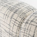 Eastern King Shiloh - Modern Off-White + Black Fabric Bed