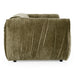 Siegal - Modern Olive Green Fabric Loveseat Sofa