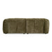 Siegal - Modern Olive Green Fabric Loveseat Sofa