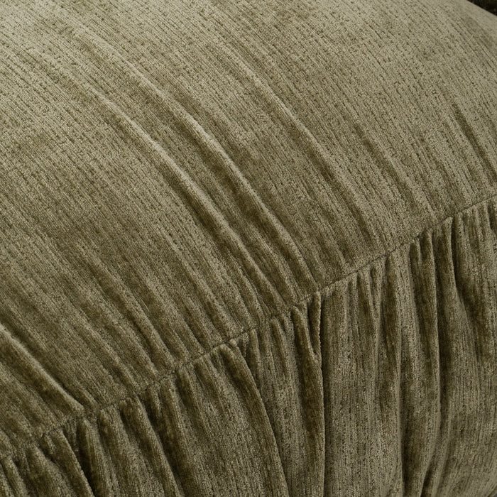 Siegal - Modern Olive Green Fabric Loveseat Sofa