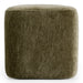 Siegal - Modern Olive Green Fabric Bench