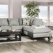 Frost Sectional - Grey Transitional Sectional | NorCal Furniture Santa Clara CA