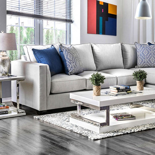 Eden Sectional - Grey Transitional Sectional | NorCal Furniture Santa Clara CA