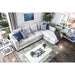 Eden Sectional - Grey Transitional Sectional | NorCal Furniture Santa Clara CA