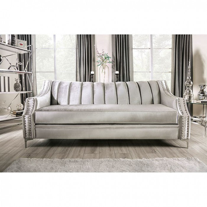 Alicia (Silver) Sofa