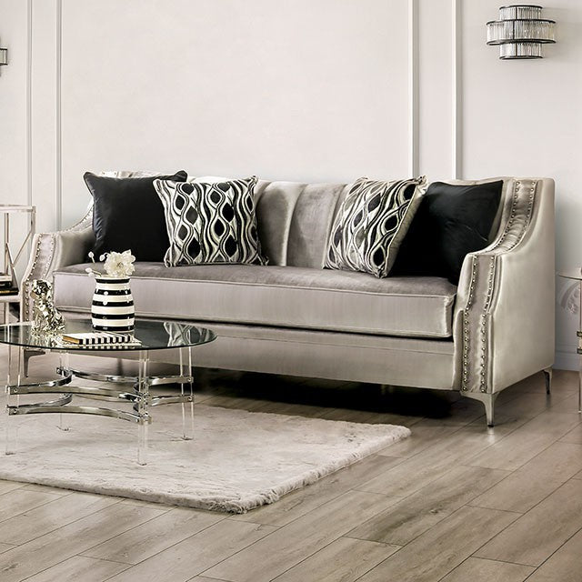 Alicia (Silver) Sofa