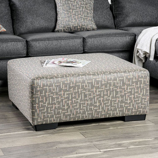 Bay Ottoman - Grey Transitional Ottoman | NorCal Furniture Santa Clara CA