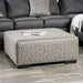 Bay Ottoman - Grey Transitional Ottoman | NorCal Furniture Santa Clara CA