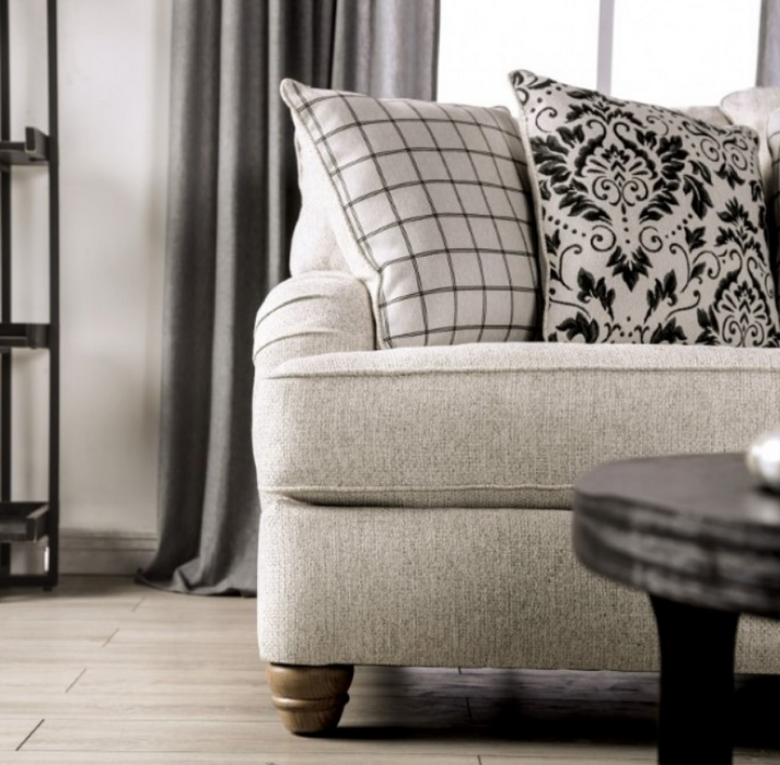 Glen Sofa - Beige Transitional Sofa | NorCal Furniture Santa Clara CA