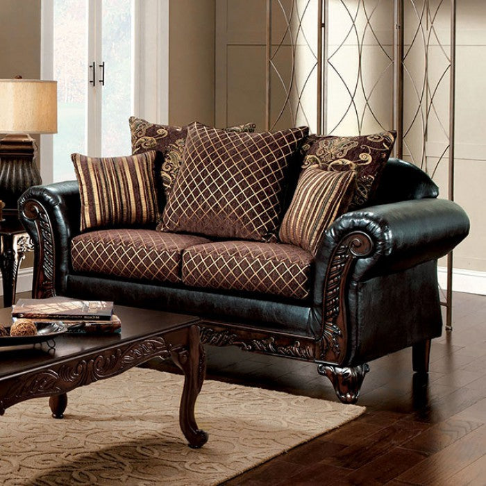 Devon Sofa - Brown Traditional Sofa | NorCal Furniture Santa Clara CA