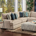 Flint Sectional - Beige Transitional Sectional | NorCal Furniture Santa Clara CA