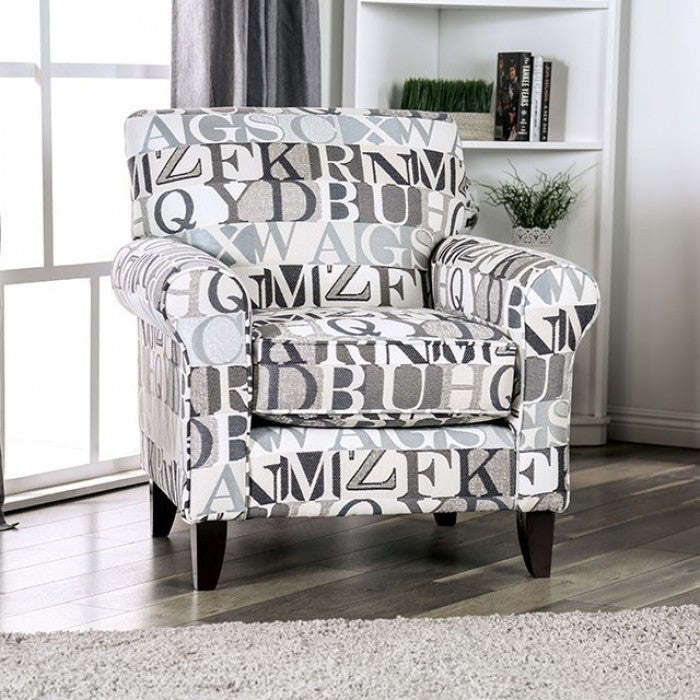 Ranch Chair - Grey Transitional Chair | NorCal Furniture Santa Clara CA