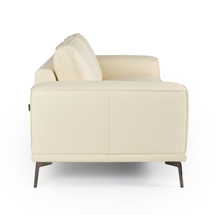 Soho - Italian Ivory Leather Sofa