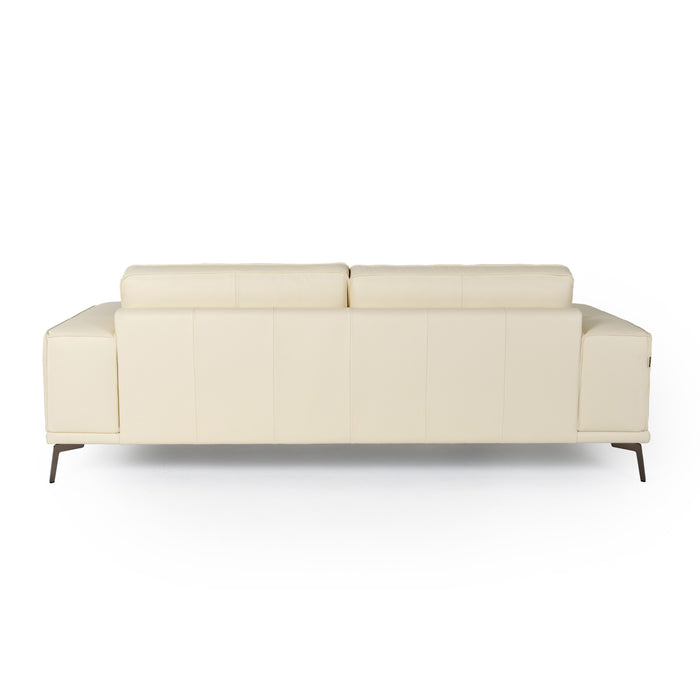 Soho - Italian Ivory Leather Sofa