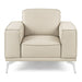 Soho - Italian Grey Oyster Leather Armchair