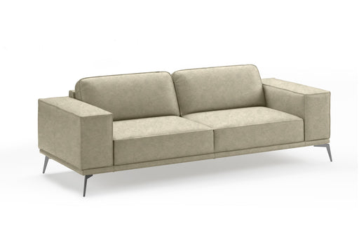 Soho - Italian Grey Maya Cloud Leather Sofa