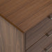 Addison +Soria - Mid-Century Modern Grey Fabric + Walnut 4-Piece Bedroom Set