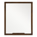 Soria Mid-Century Walnut Mirror
