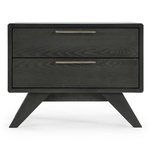 Soria Modern Grey Wash Nightstand