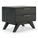 Soria Modern Grey Wash Nightstand