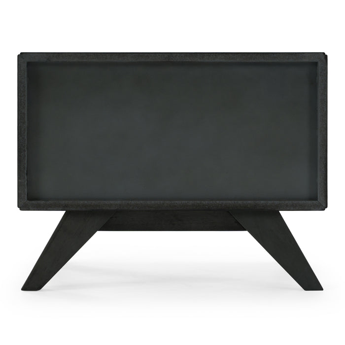 Soria Modern Grey Wash Nightstand
