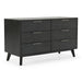 Soria Modern Grey Wash Dresser