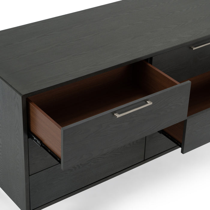 Soria Modern Grey Wash Dresser