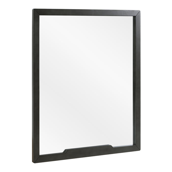 Soria Modern Grey Wash Mirror