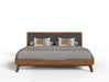 Soria Mid-Century Grey & Walnut Bedroom Set