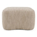 Spiro - Modern Beige Fabric Ottoman