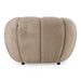 Suki - Modern Taupe Fabric Lounge Chair