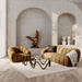 Suki - Modern Camel Fabric Sofa