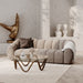 Suki - Modern Taupe Fabric Sofa