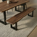Taylor - X-Large 102" Modern Live Edge Dining Bench